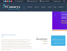 Tablet Screenshot of ecanarys.com